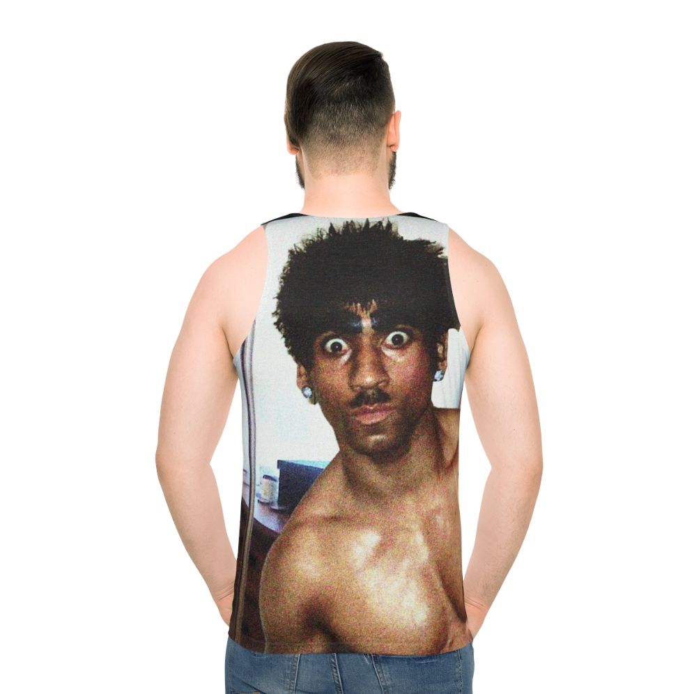 Buffcorrell unisex bedroom tank top for fitness and lounging - men back