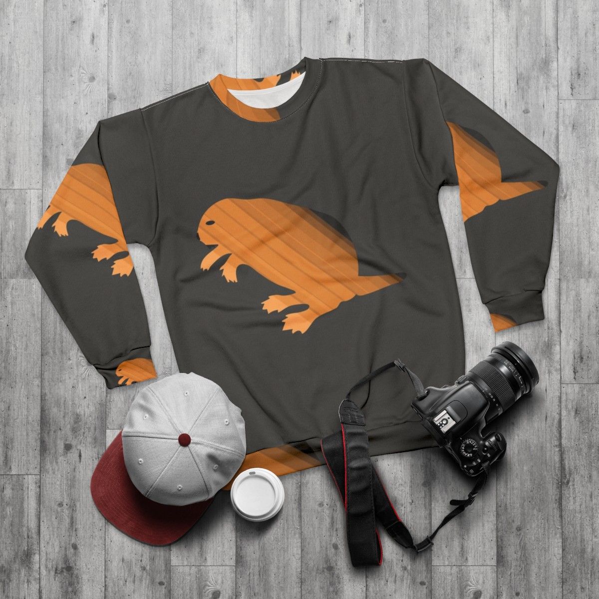 Legendary Beaver Graphic Sweatshirt - flat lay