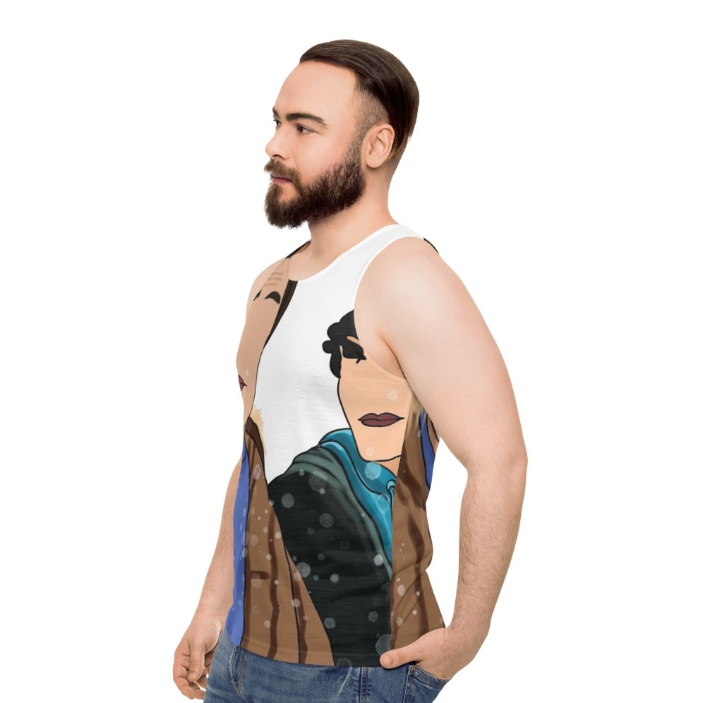 Heartstopper Nick and Charlie Unisex Tank Top - men side