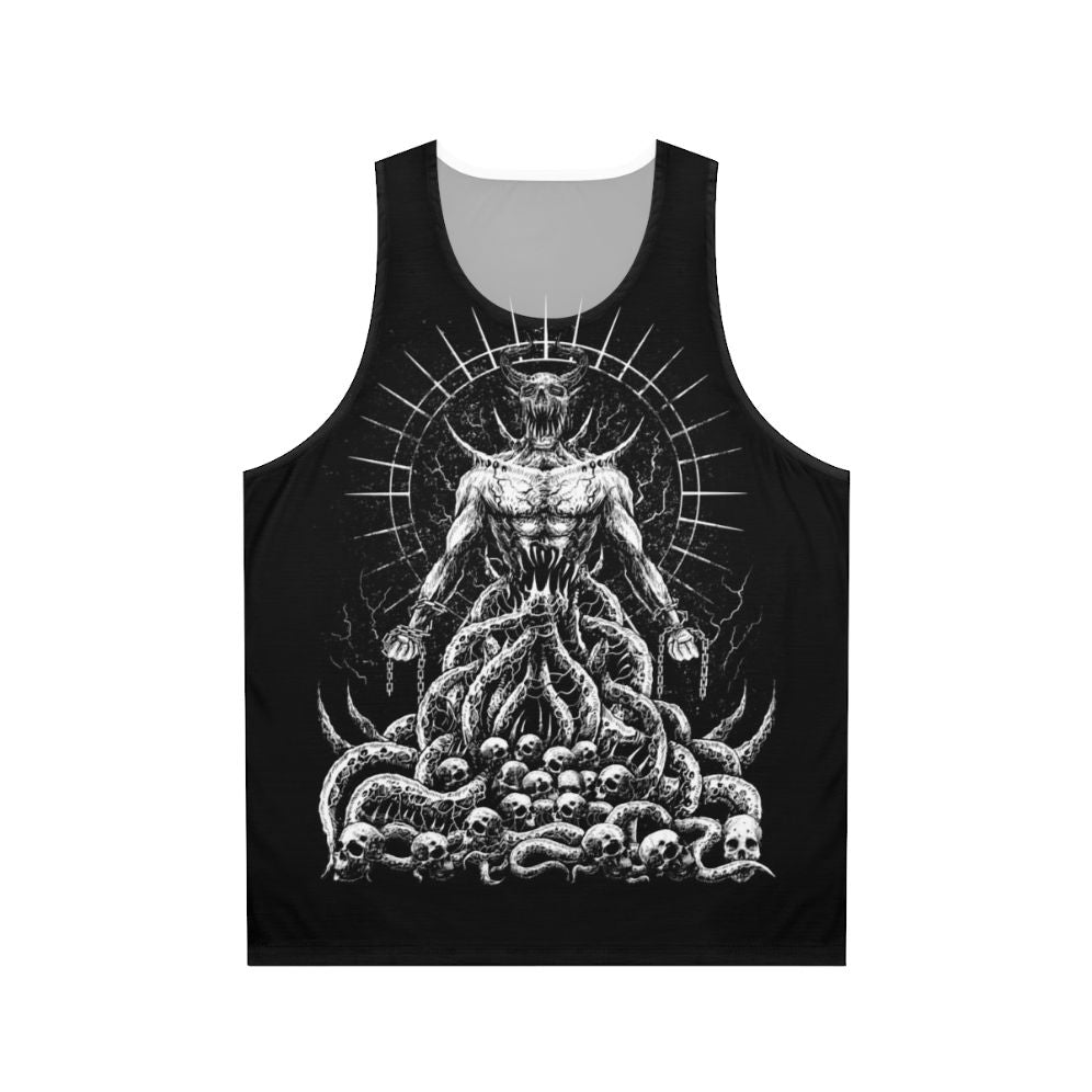 Gothic Satanic Lucifer Unisex Tank Top