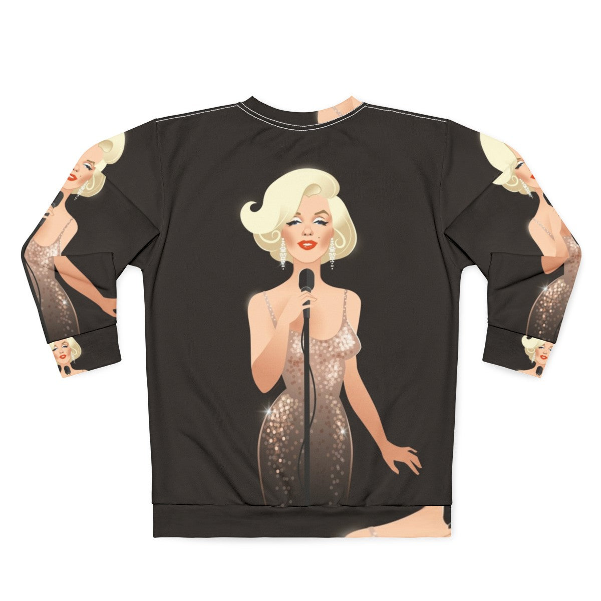 Marilyn Monroe 'Happy Birthday Mr. President' Sweatshirt - Back