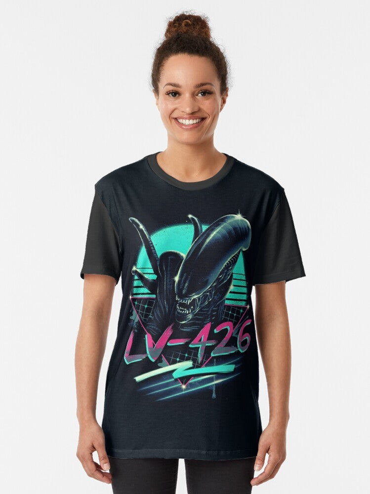 LV 426 Alien Xenomorph Graphic T-Shirt - Women