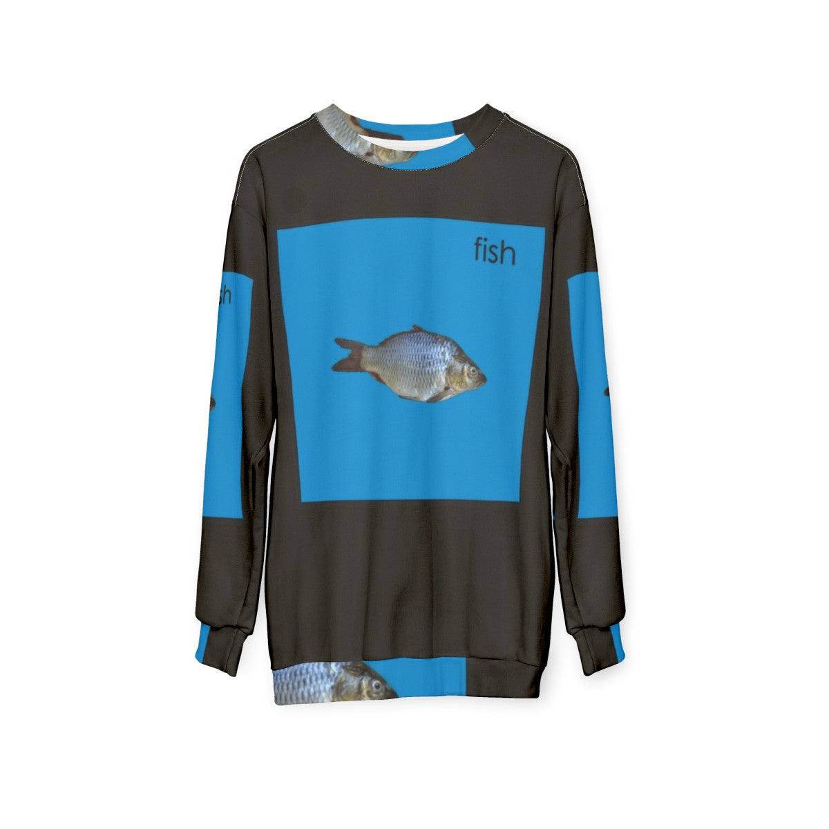 Fish Premium Graphic Weezer Sweatshirt - hanging