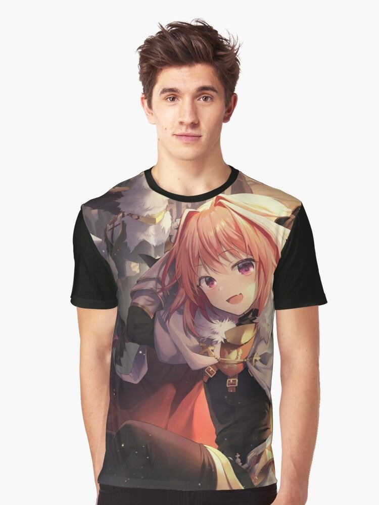 Fate Grand Order Saber anime character graphic t-shirt - Men