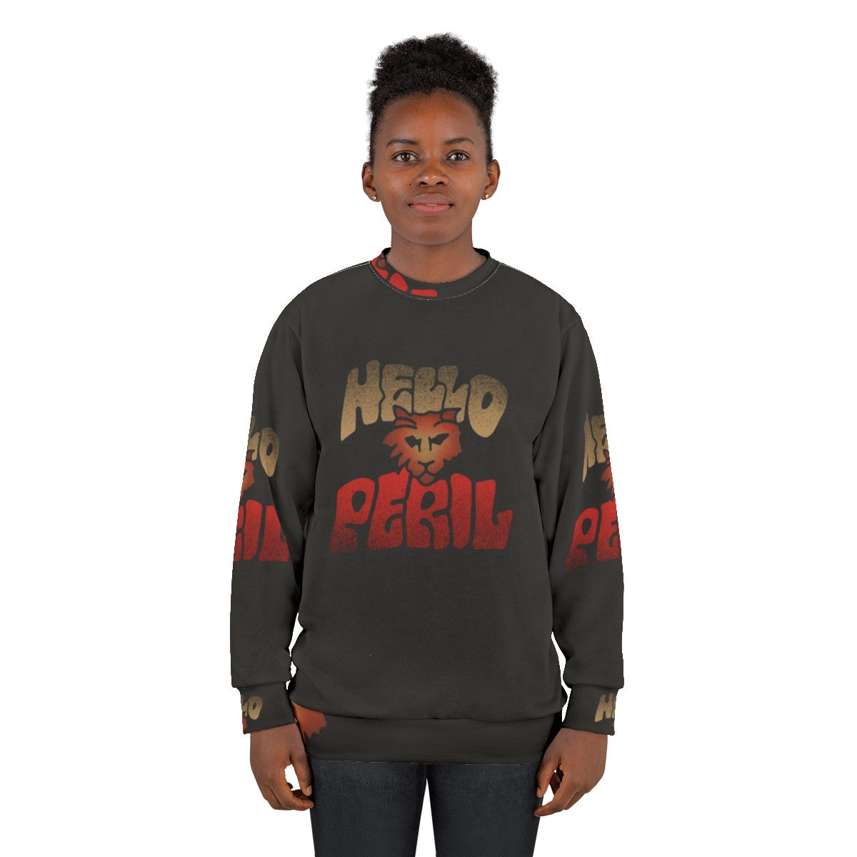 Hello Peril Band Logo Sweatshirt - women