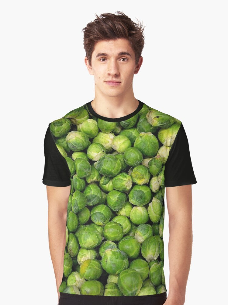 Brussels sprouts graphic design on a t-shirt - Men