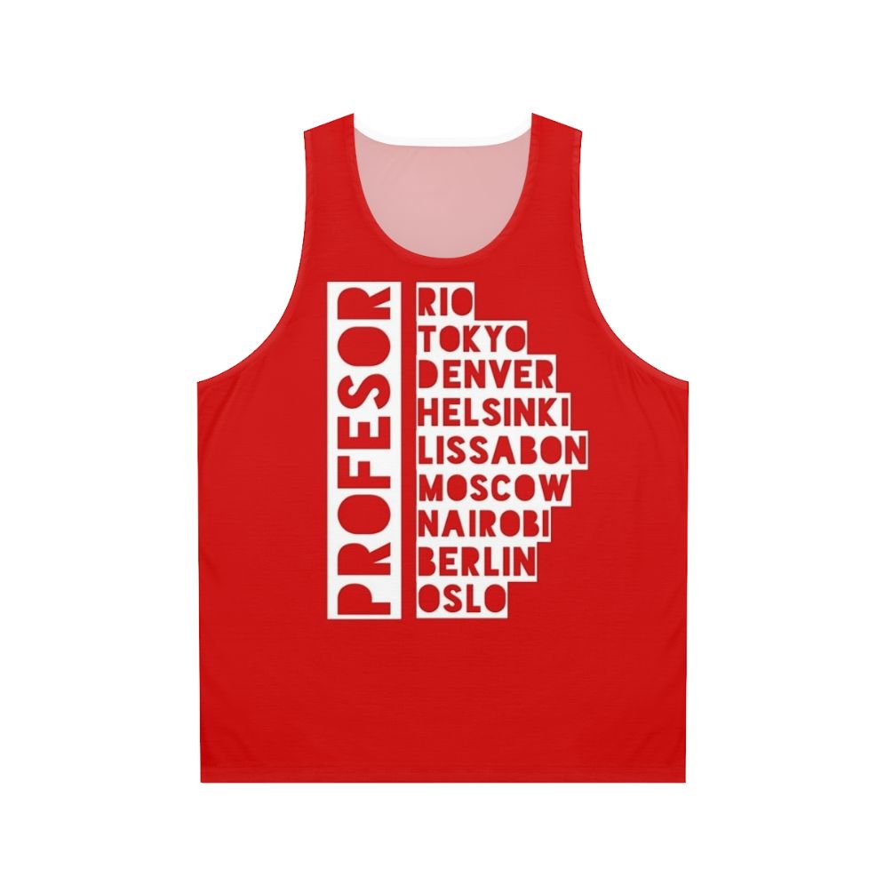 Money Heist Professor's Bella Ciao Unisex Tank Top