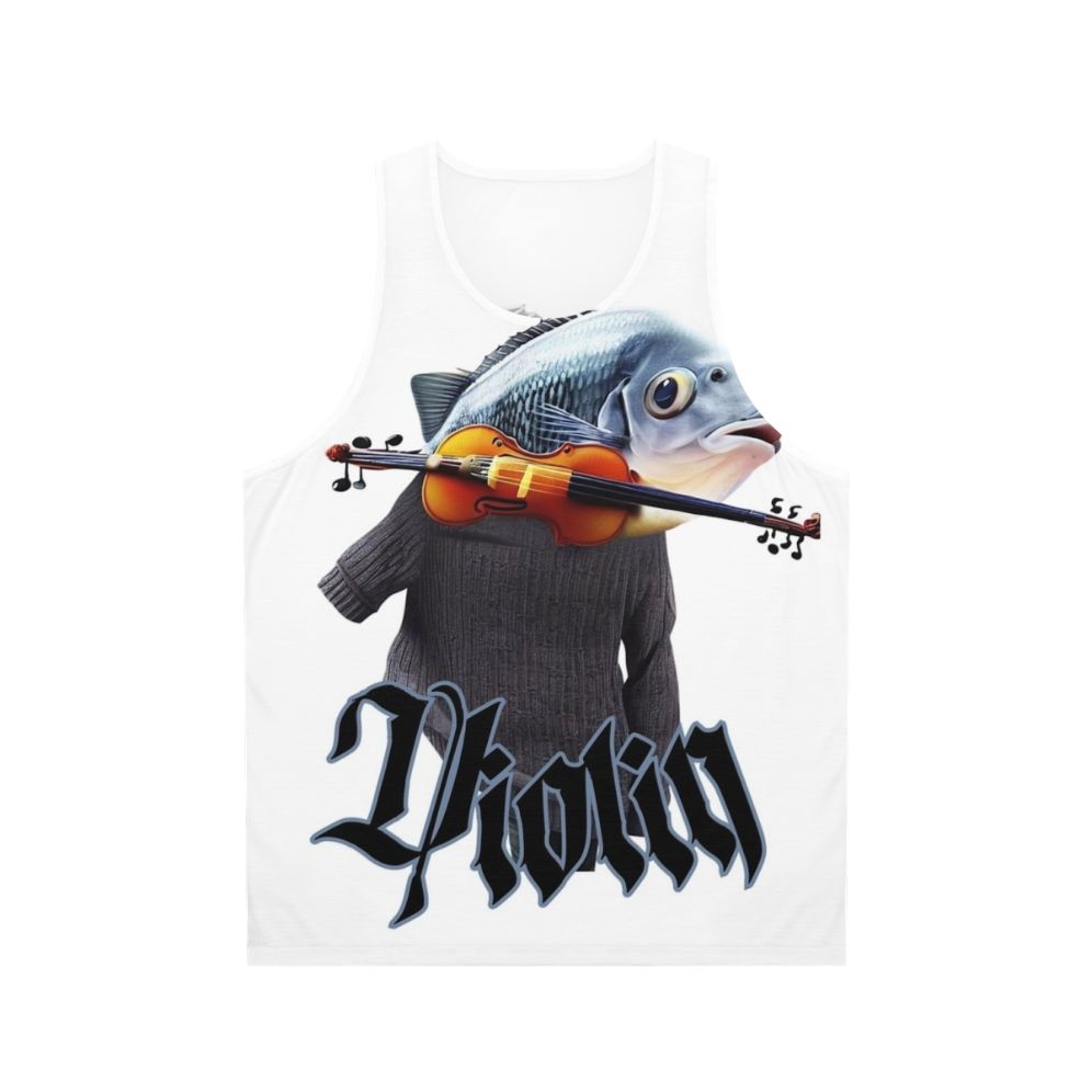 Unisex Violin Fish Tank Top