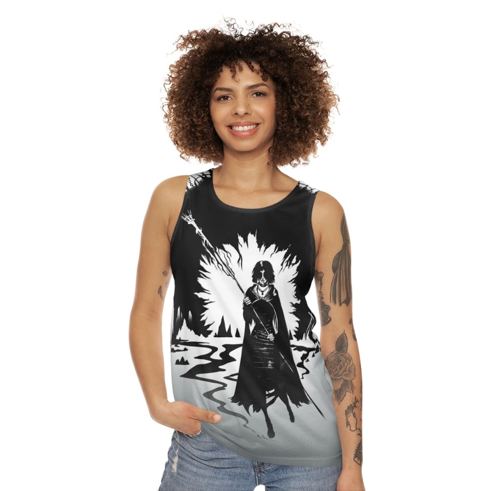 Dark Souls Maiden in Black Unisex Tank Top - women