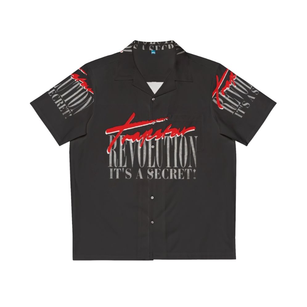 Trapstar Revolution Hawaiian Shirt featuring the brand's iconic logo and design