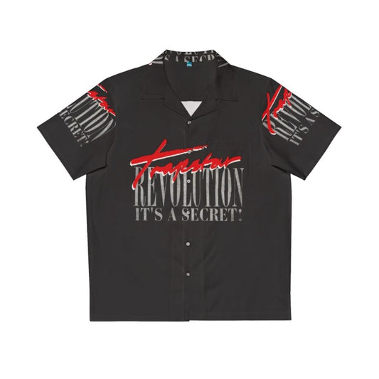 Trapstar Revolution Hawaiian Shirt featuring the brand's iconic logo and design