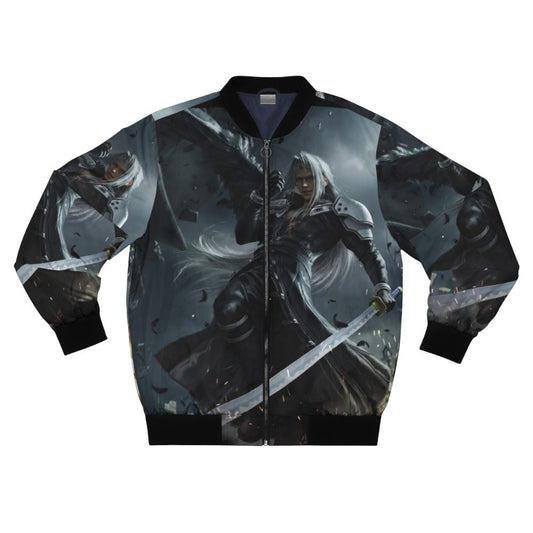 Sephiroth One Winged Angel Bomber Jacket - Final Fantasy VII Inspired Outerwear