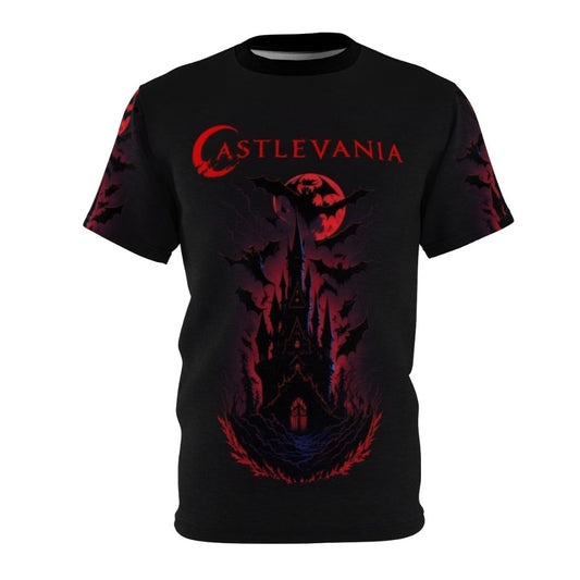 Gothic castle-inspired t-shirt for Castlevania fans