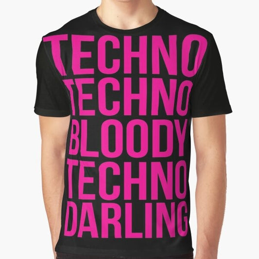 Absolutely Fabulous Techno Graphic T-Shirt featuring a colorful techno-inspired design