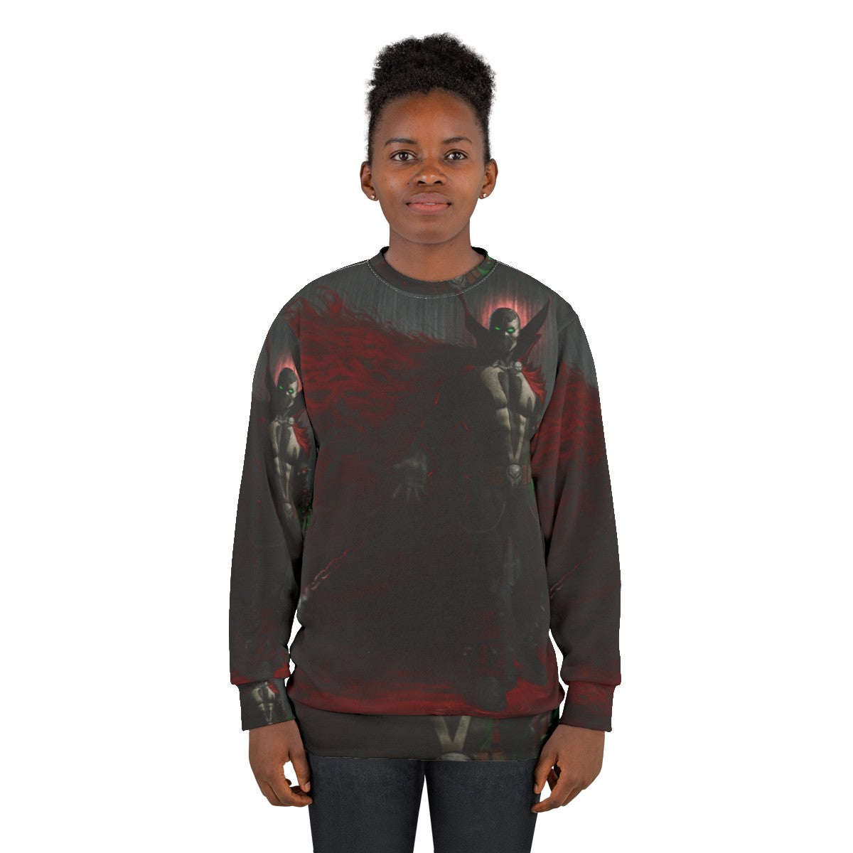 Spawn Sweatshirt 2 - Mortal Kombat Inspired Comic Book Apparel - women