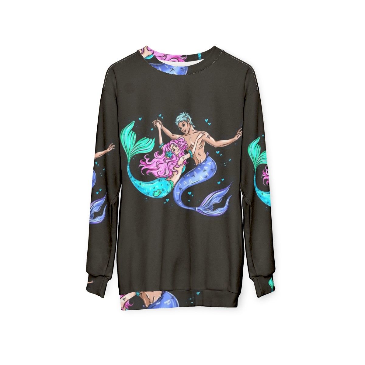 Mermaids in Love Hobbies Sweatshirt - hanging