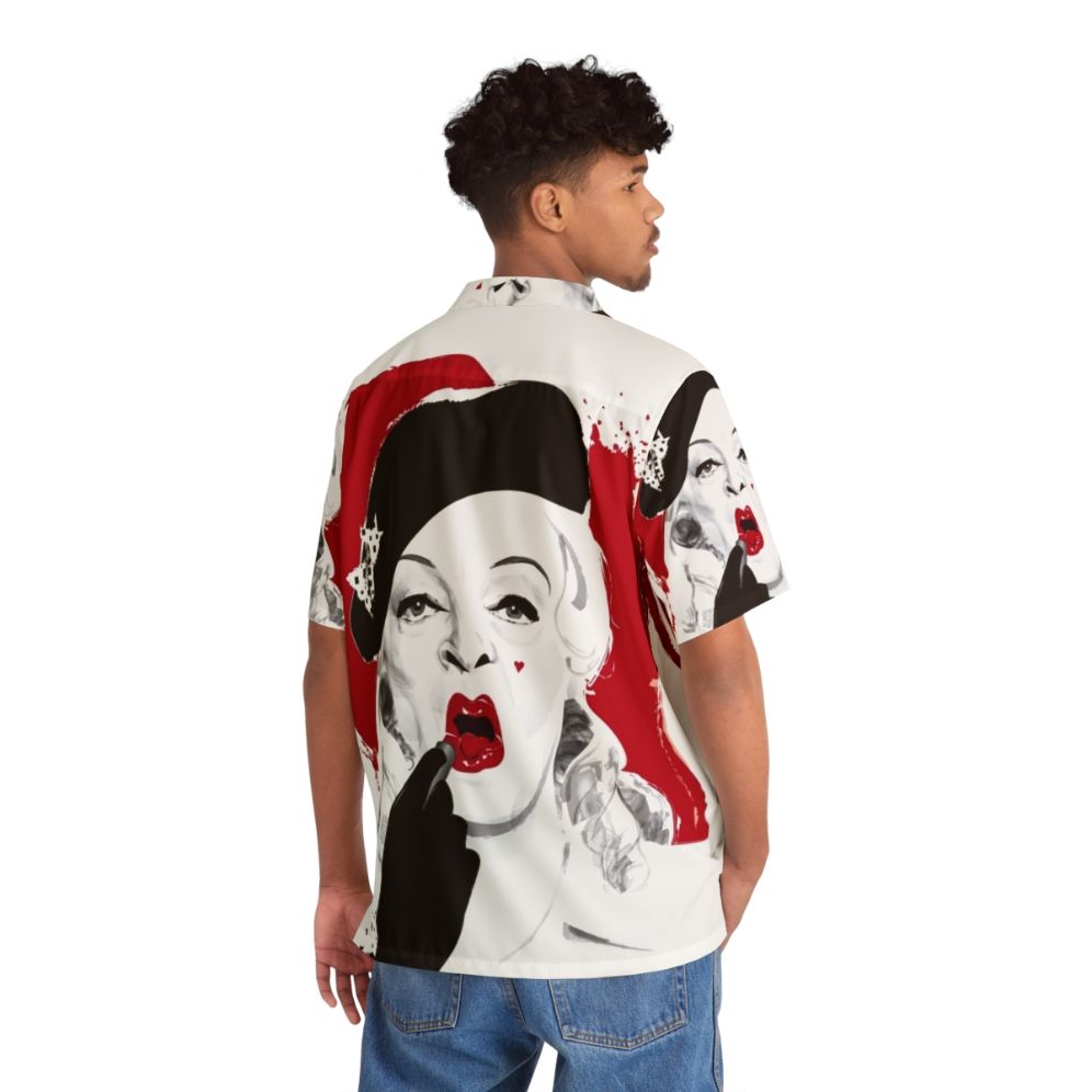 Baby Jane Lipstick Hawaiian Shirt by Alejandro Mogollo - People Back