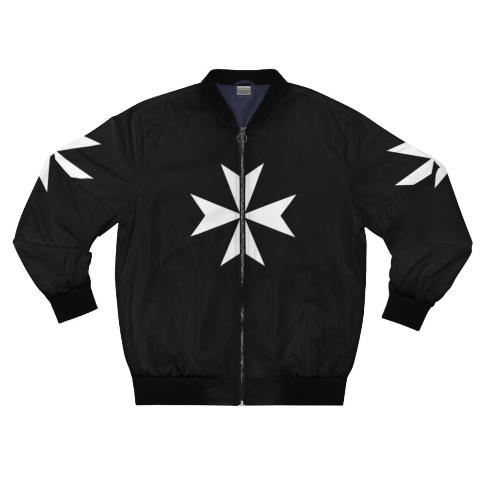 Order of St. John Hospilitallers Maltese Cross Bomber Jacket