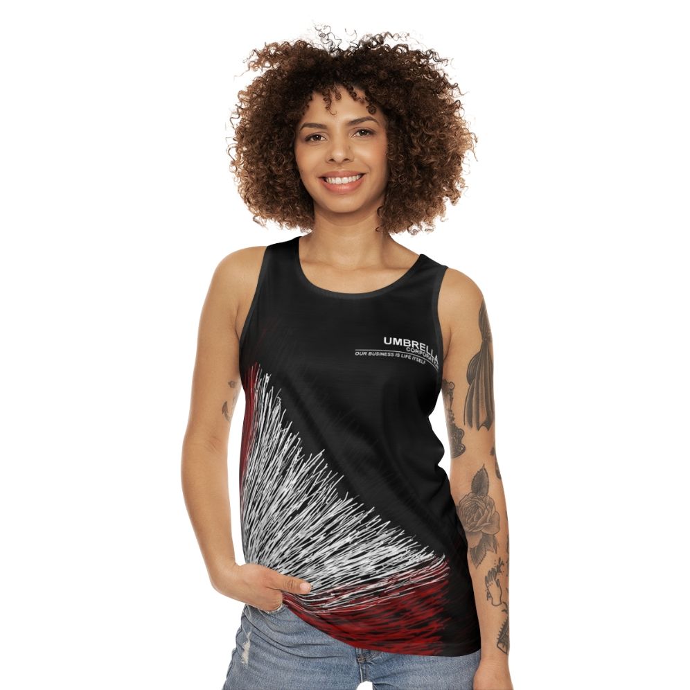 Unisex Umbrella Corporation Tank Top - women