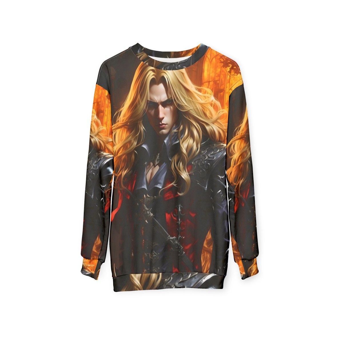 Alucard the Vampire Warrior Castlevania Netflix Sweatshirt - hanging