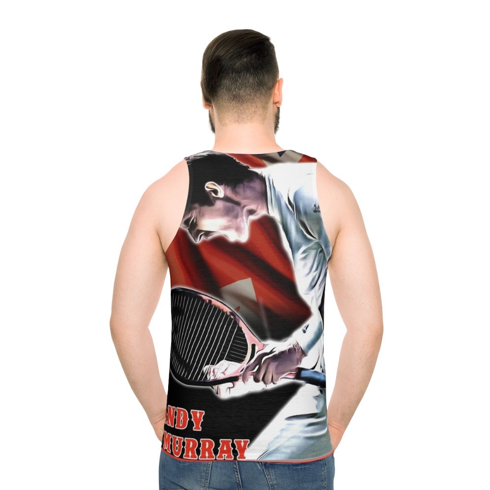 Andy Murray Unisex Tennis Tank Top - men back