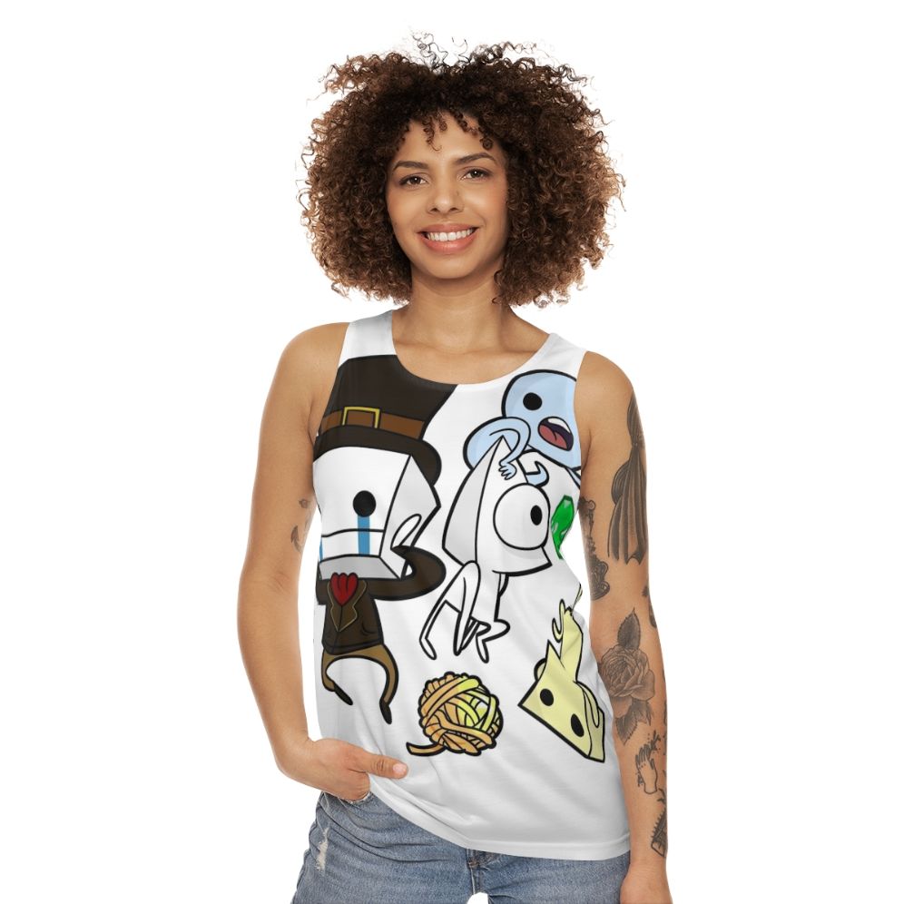 Battleblock Theater Unisex Gaming Tank Top - women