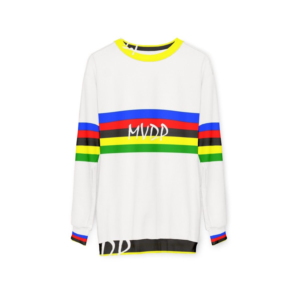 Mathieu Van Der Poel World Champion Cycling Sweatshirt - hanging