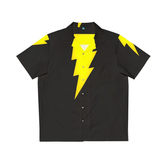 Black Adam Hawaiian Button-Down Shirt