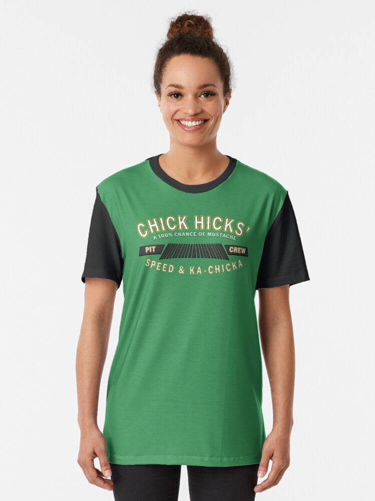 Chick Hicks graphic t-shirt with funny movie character - Women