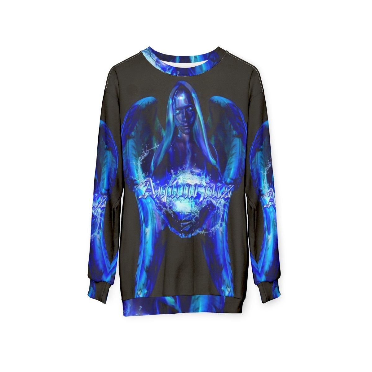 Aquarius Zodiac Sweatshirt - hanging