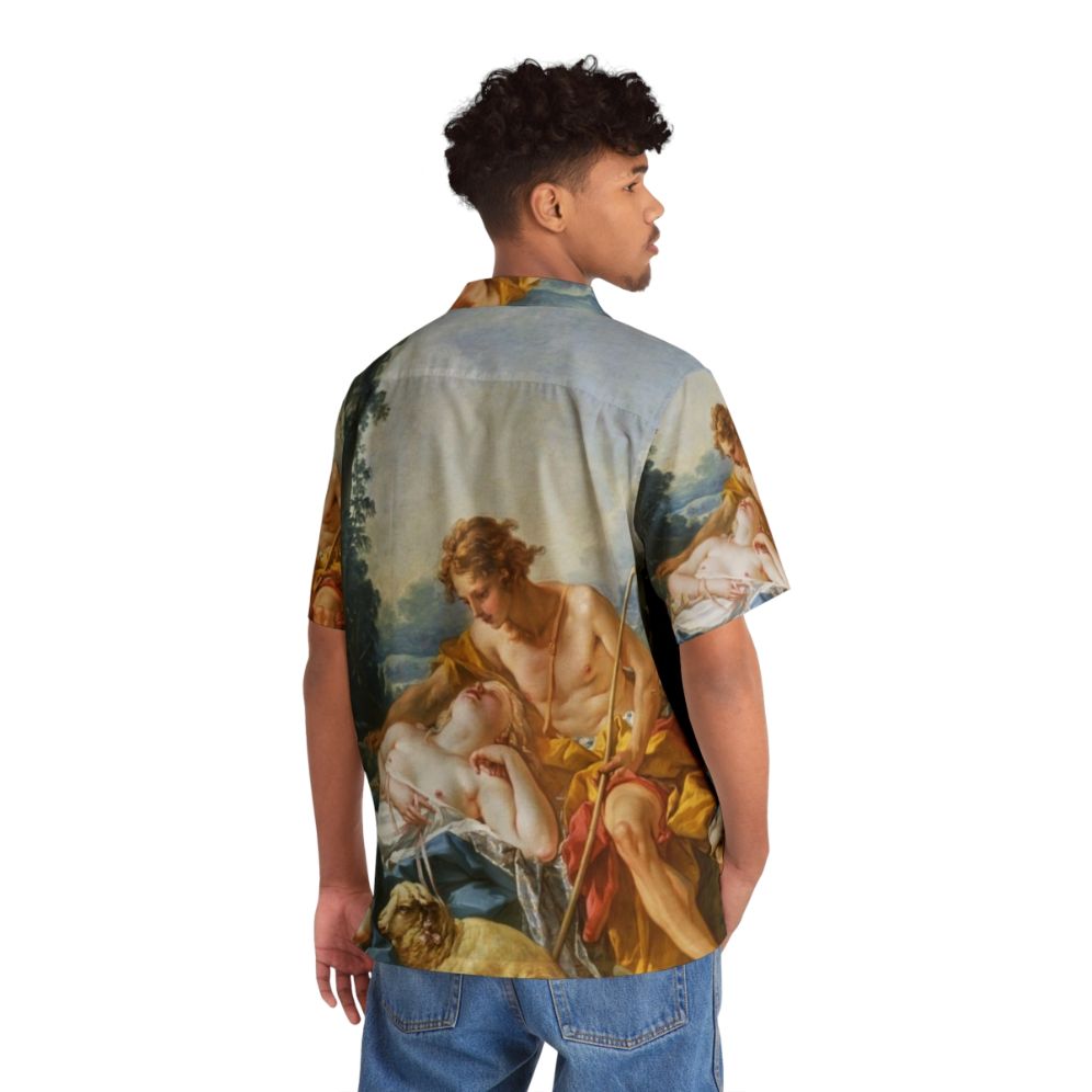 Francois Boucher's Daphnis And Chloe vintage french art hawaiian shirt - People Back