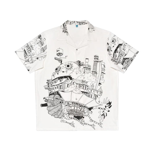 Howl's Moving Castle anime inspired Hawaiian shirt