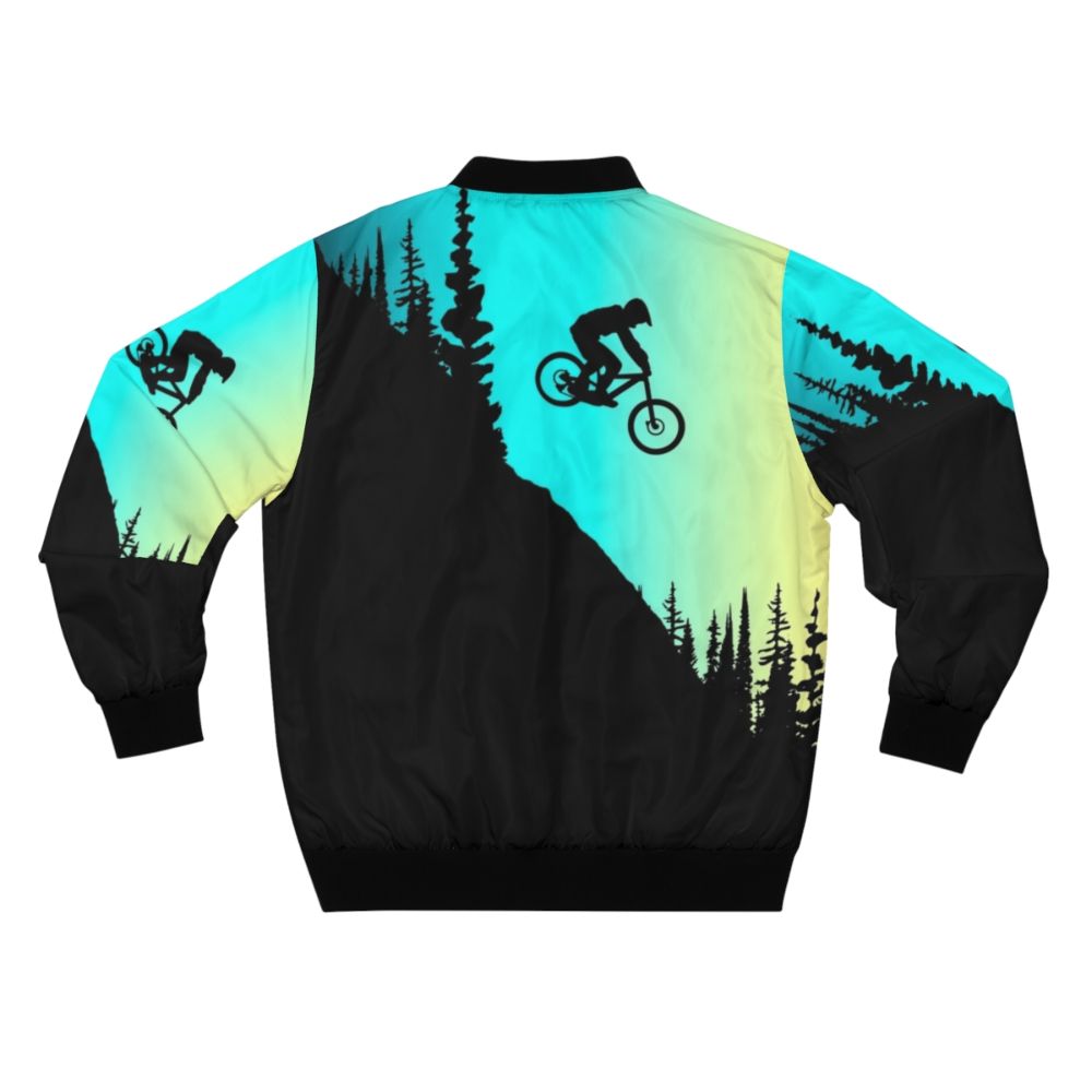 Mountain bike bomber jacket in vibrant colors - Back