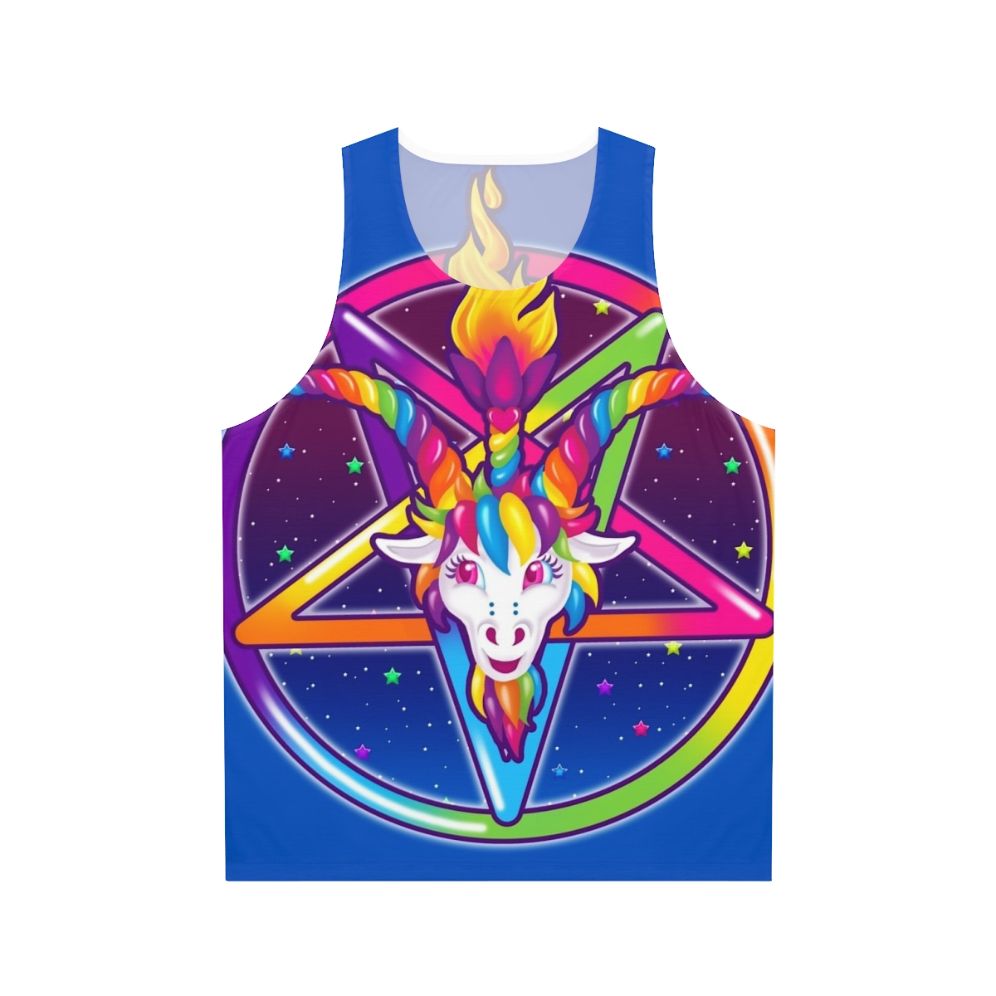 1997 Rainbow Neon Baphomet Unisex Tank Top