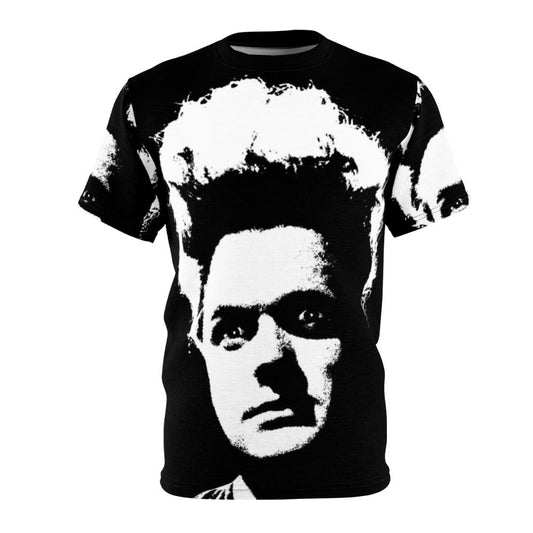 Strange and weird David Lynch inspired t-shirt featuring surreal and cult film imagery