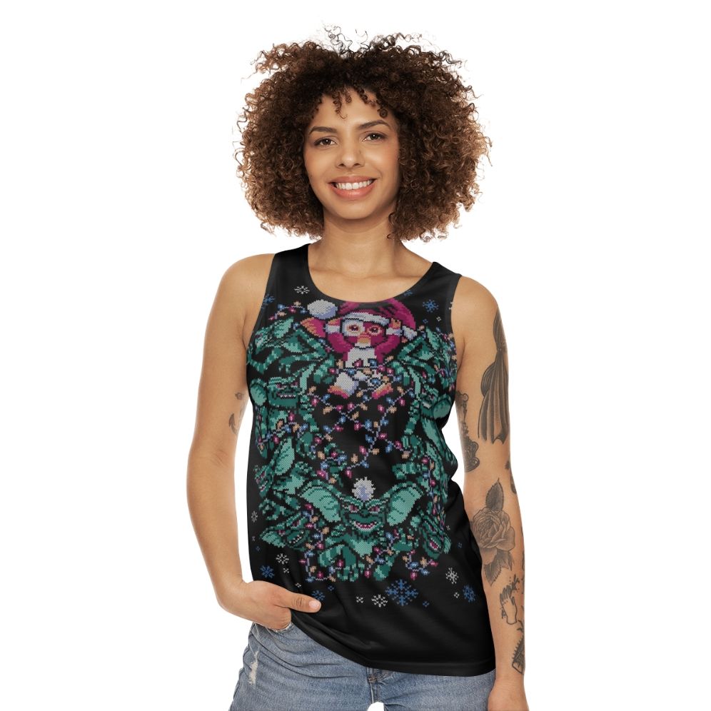 Gremlin Christmas unisex tank top - women