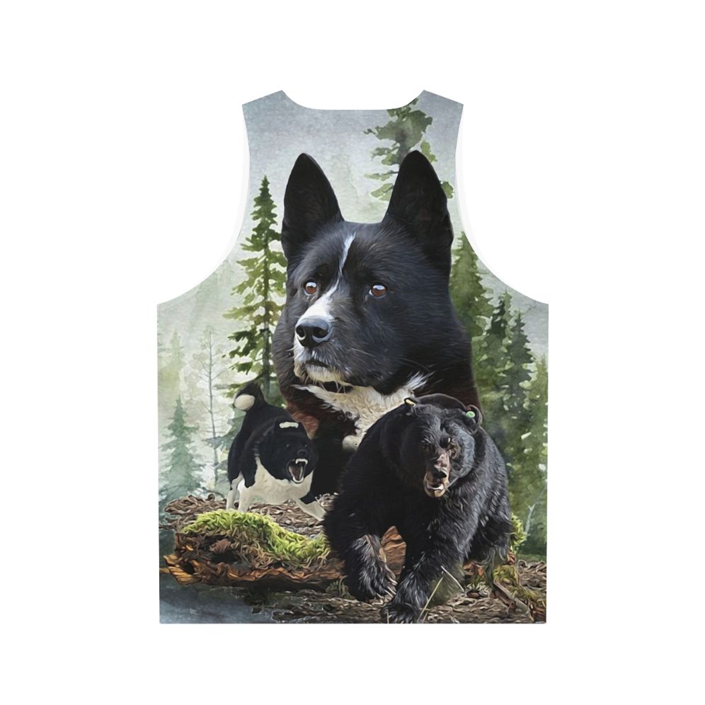 Karelian Bear Dog Hunting Tank Top - Back