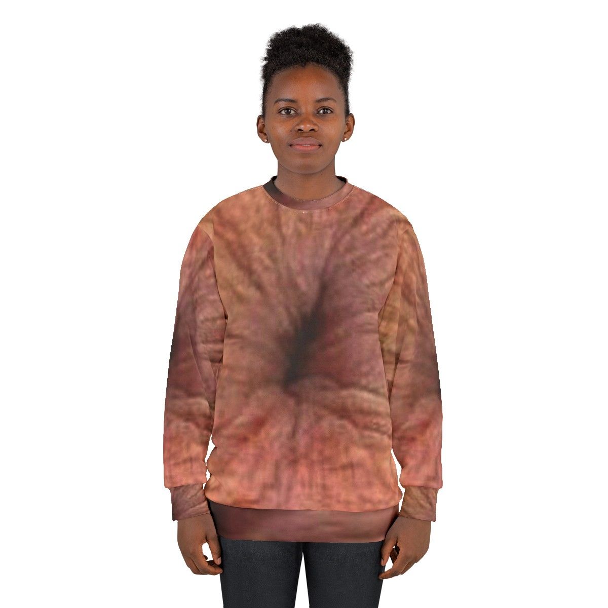 Oversized graphic sweatshirt with a funny design - women