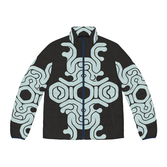 Shadow of the Colossus Mantle Cloak Puffer Jacket featuring the game's iconic imagery