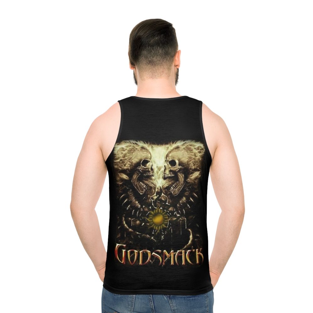 Unisex Retro Godsmack Band Tank Top - men back