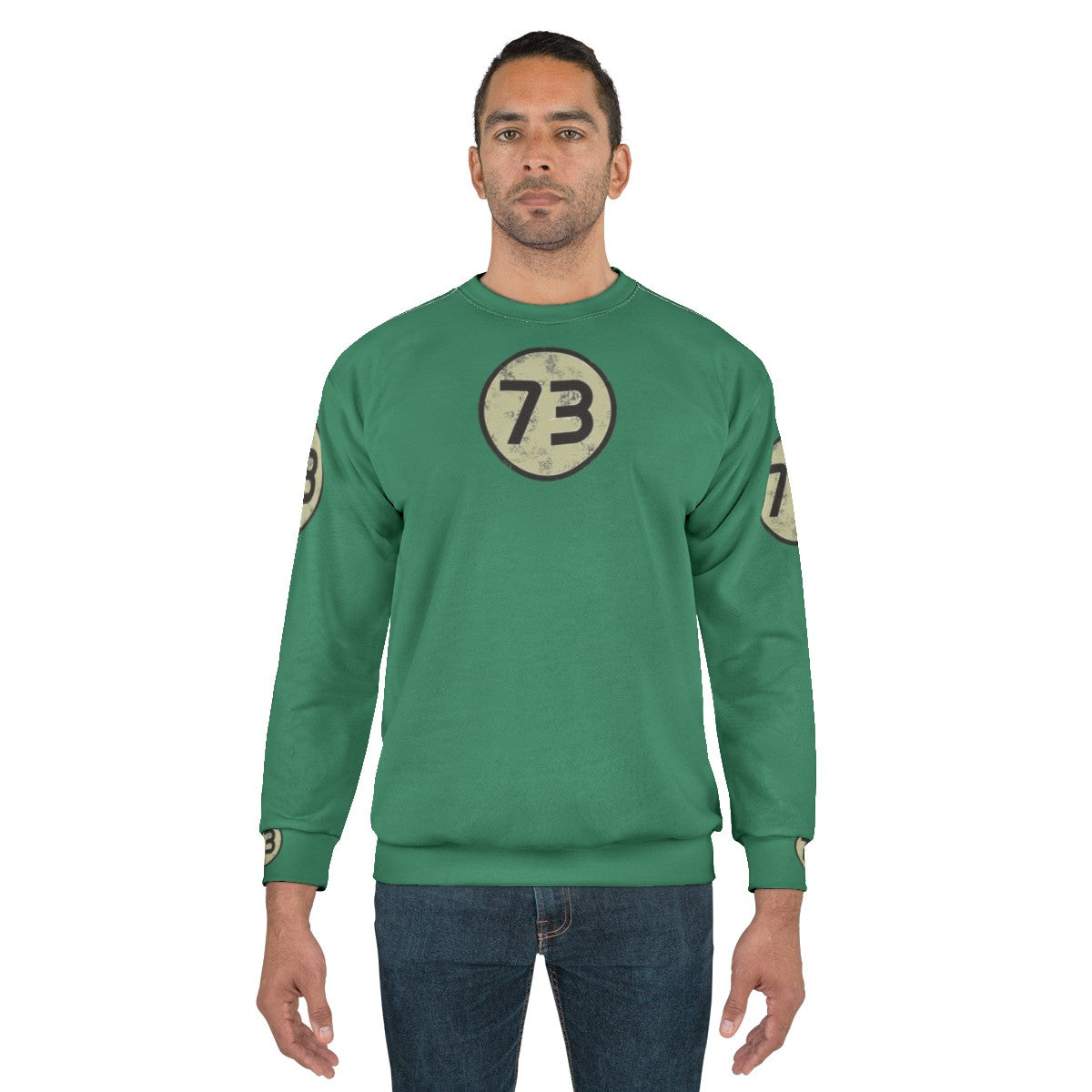 Sheldon's Number 73 Sweatshirt from The Big Bang Theory - men