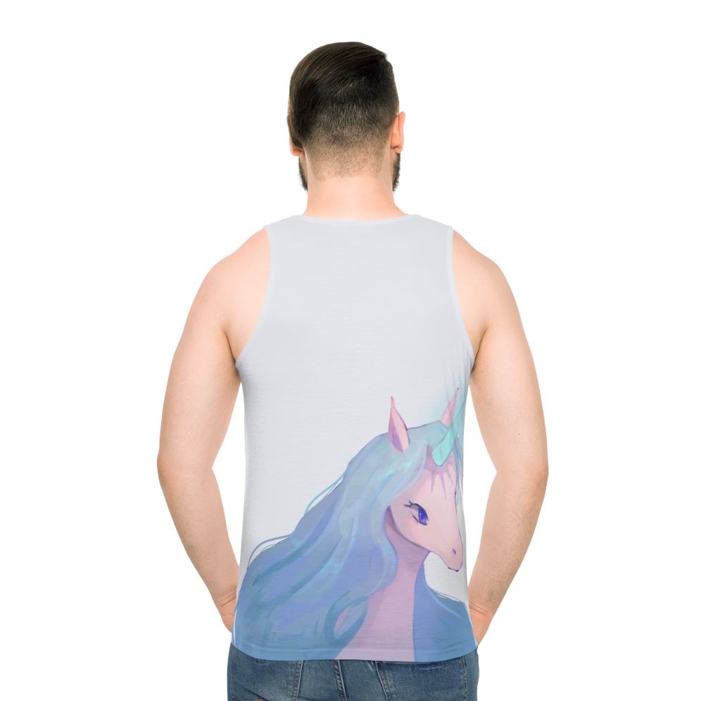 The Last Unicorn Inspired Unisex Tank Top - men back