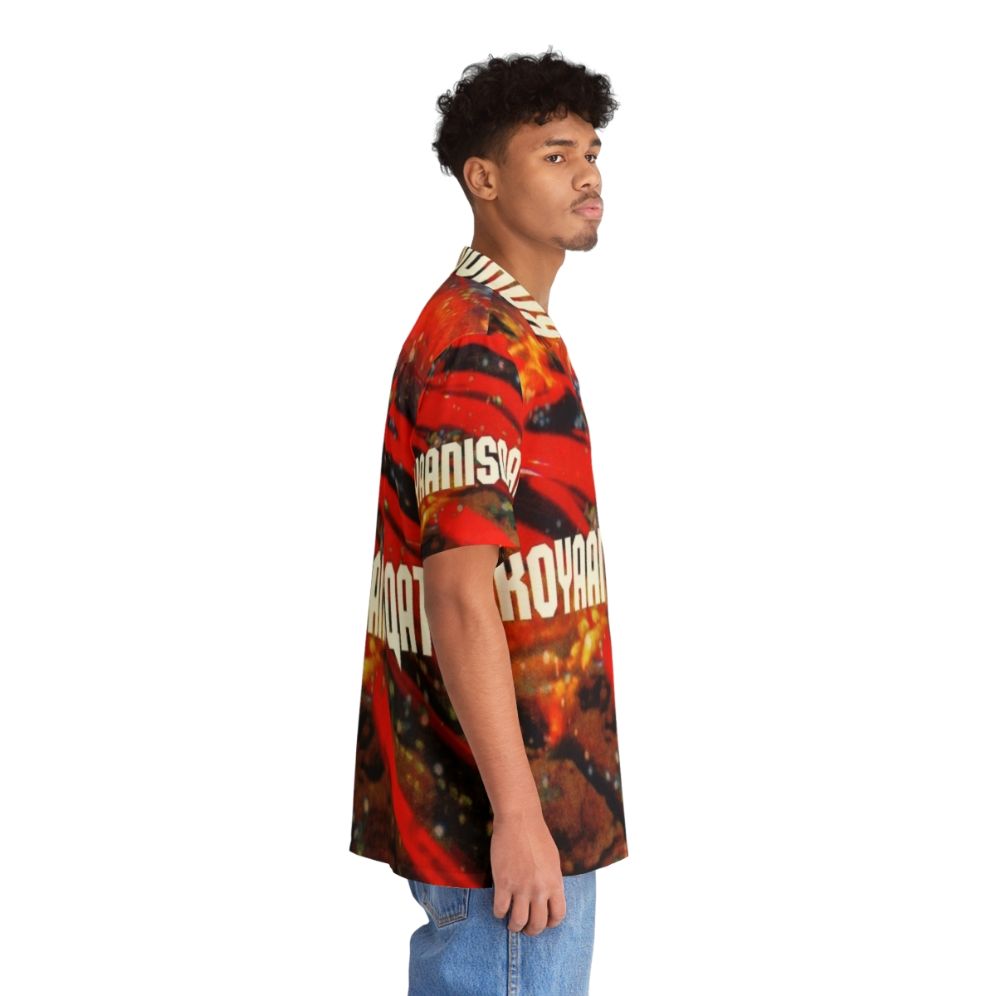 Koyaanisqatsi Hawaiian Shirt featuring imagery from the documentary film - People Pight