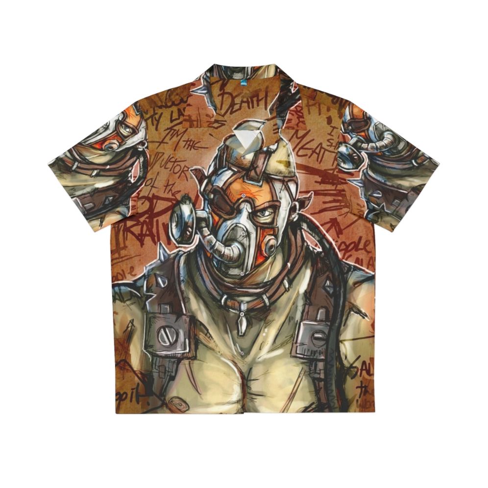 Psycho Hawaiian Shirt 2 - Borderlands Inspired Post Apocalyptic Fashion