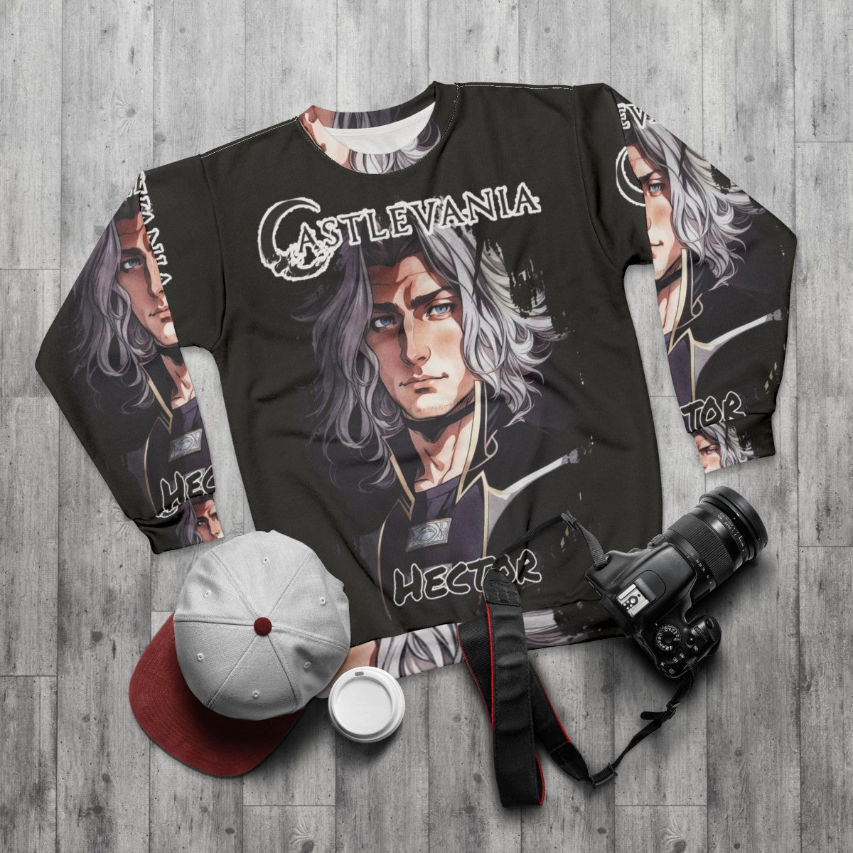 Castlevania Hector Forge Master Sweatshirt - flat lay