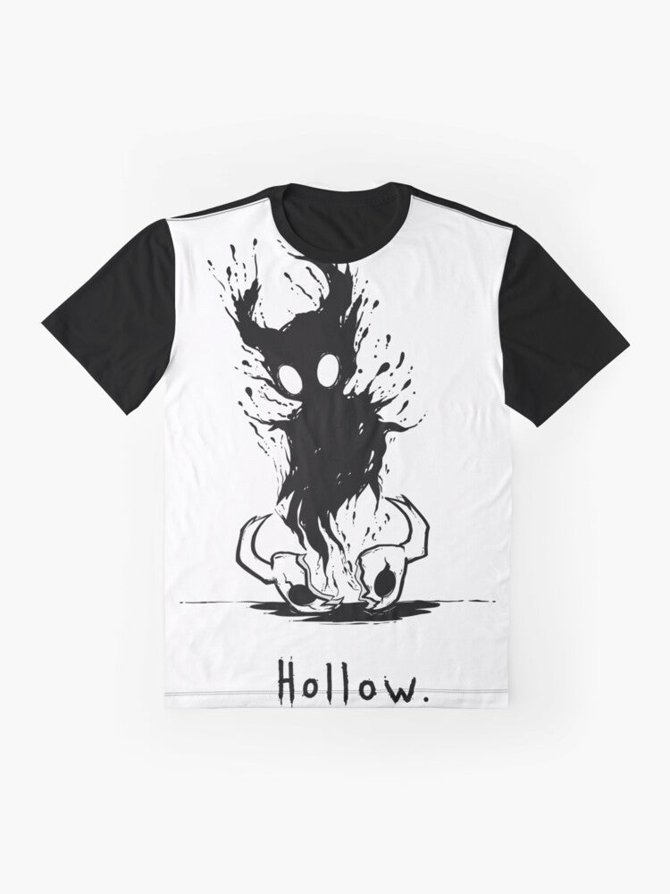 Hollow Knight video game fan art graphic t-shirt - Flat lay