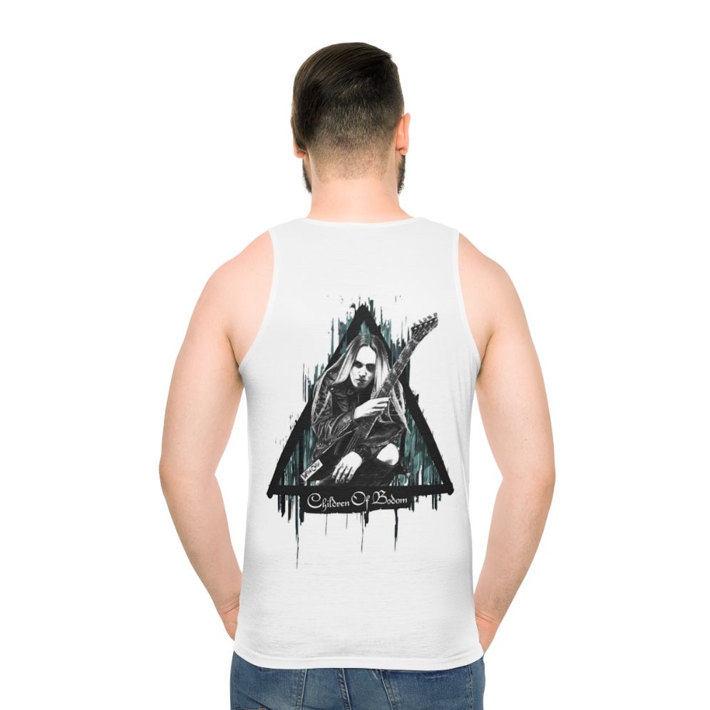 Alexi Laiho Tribute Unisex Tank Top - men back