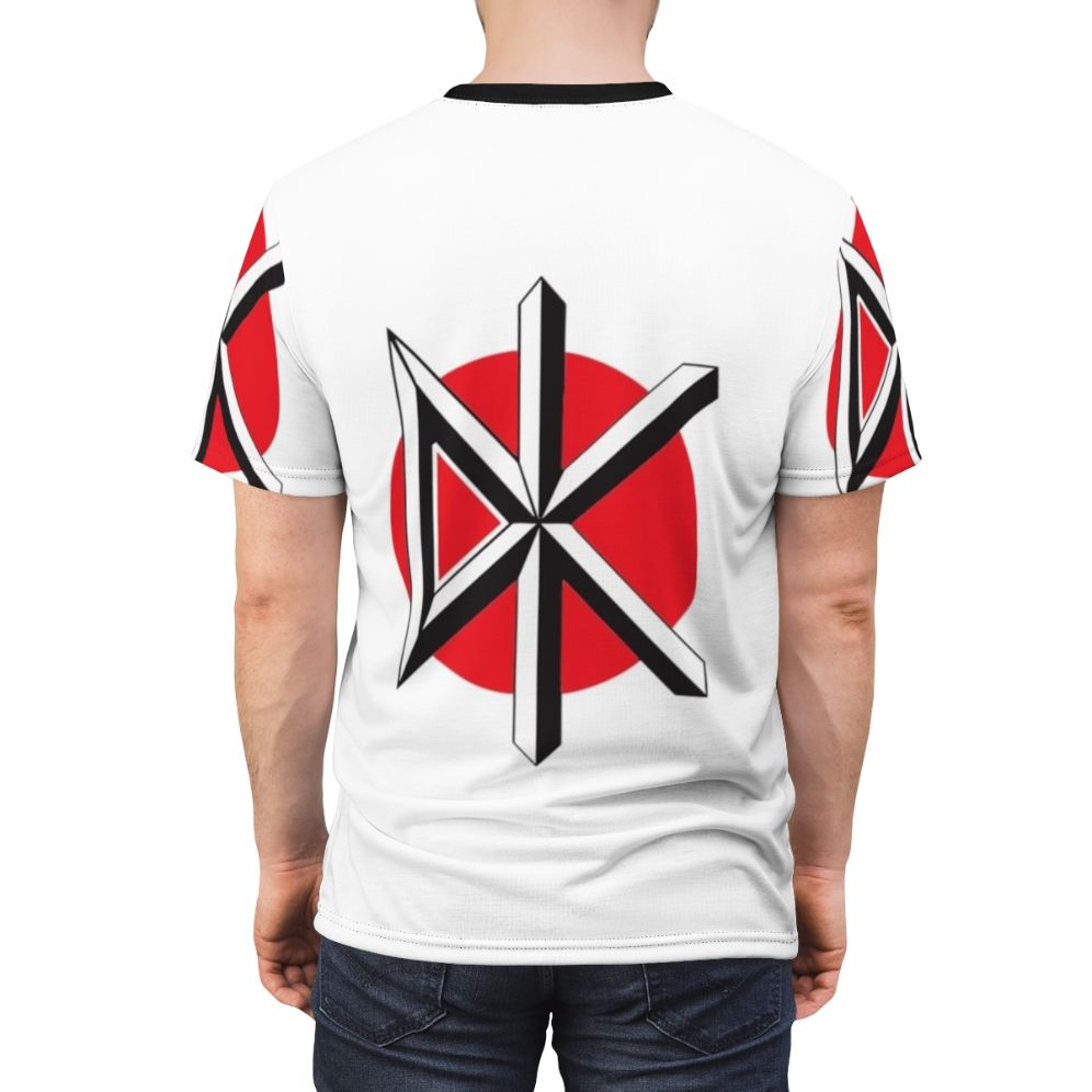 Dead Kennedys punk rock band t-shirt with classic AOP design - men back