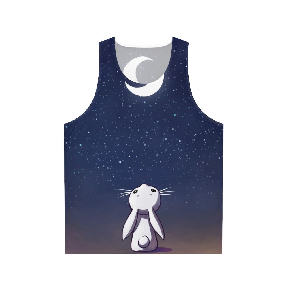 Magical moon bunny unisex fantasy tank top