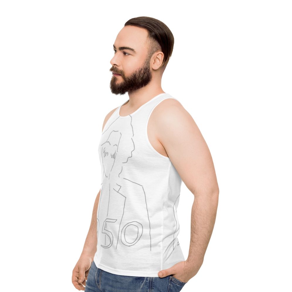 King Princess 1950s Unisex Tank Top - men side